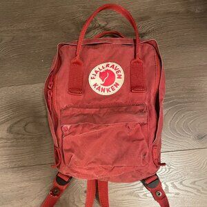 Fjallraven Kanken Mini Red Backpack